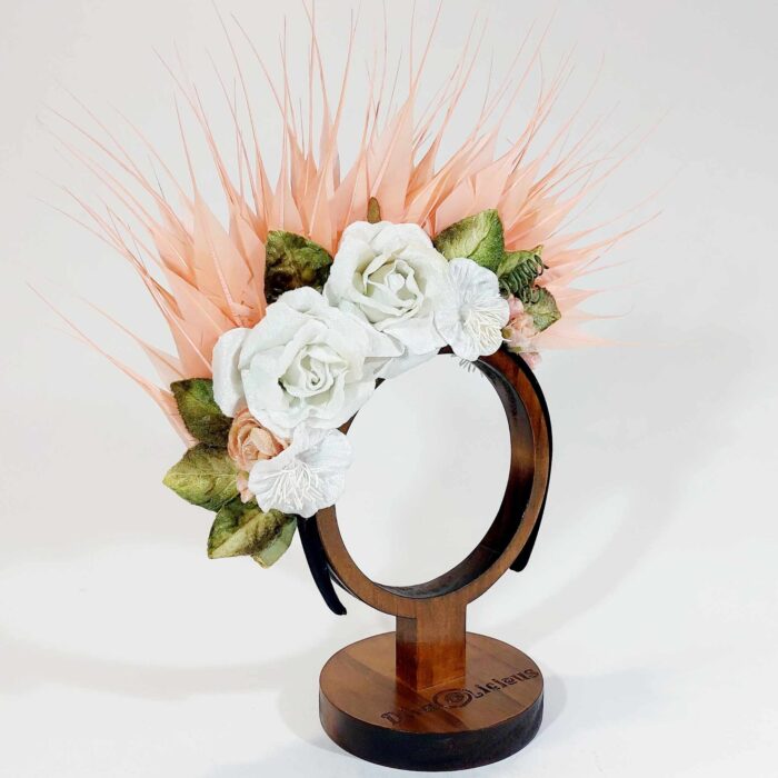 fascinator-divalicious-lilah-orange-sherbet-white