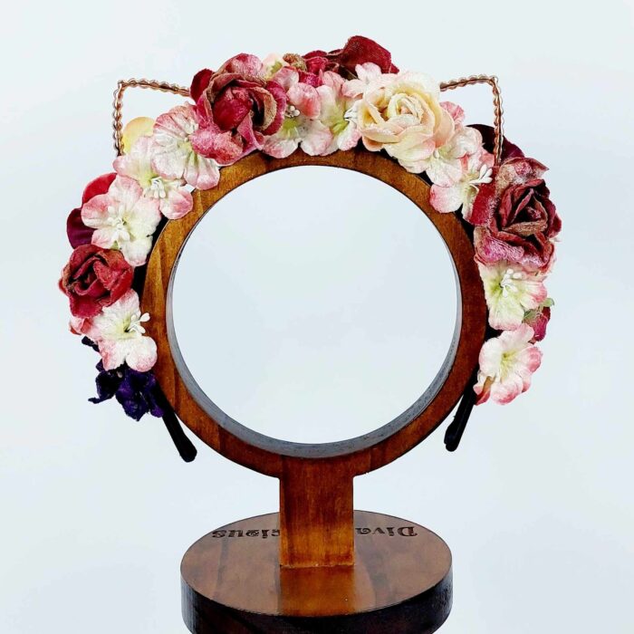 flower-headpiece-divalicious-alannah-le-purr-red-rose-pink-peach-purple