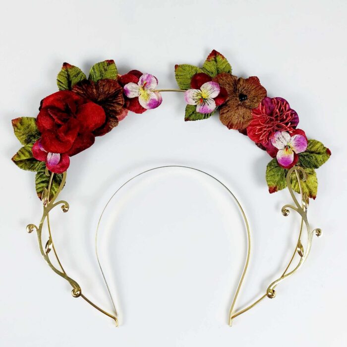 halo-headpiece-divalicious-josephina-red-magenta-cinnamon-brown