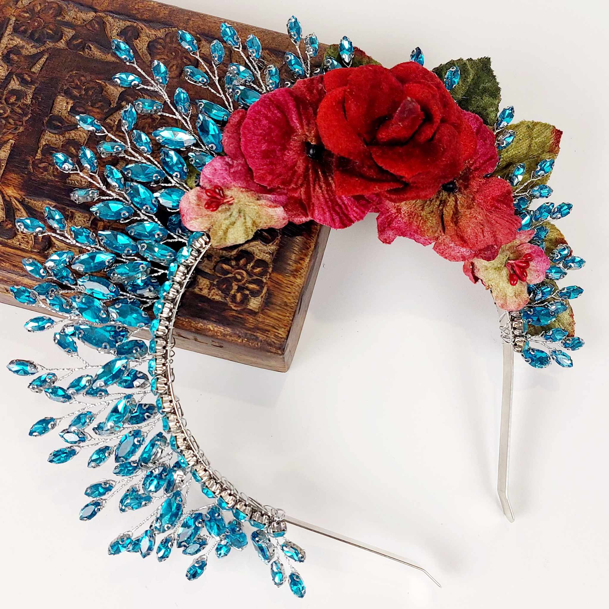 jewelled-headpiece-divalicious-zariah-turquoise-blue-red-diamante-silver