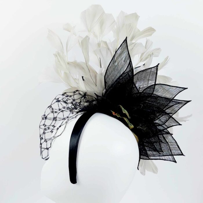 fascinator-divalicious-hope-flutters-grey-black