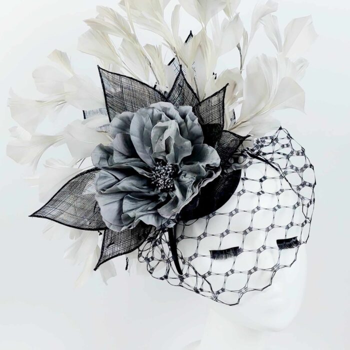 fascinator-divalicious-hope-flutters-grey-black